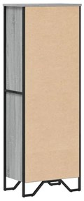 Estante 50x31x137,5 cm derivados de madeira cinzento sonoma