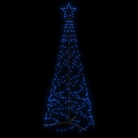 Árvore de Natal em cone 200 luzes LED 70x180 cm azul