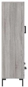 Armário alto derivados de madeira 69,5x31x115cm cinza sonoma