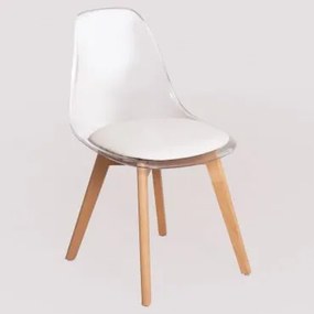 Cadeira de Jantar Nordic Transparente Transparente - Sklum