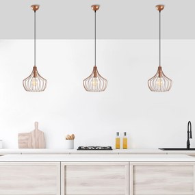 Candeeiro Suspenso Mezopotamya – Cobre – 27 cm x 126 cm