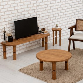 Mesa de Centro Ida – Chesnut – 60x40x60 cm