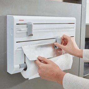 Suporte de parede para rolos de cozinha Parat branco 25703