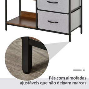 Móvel Line - Cinza Claro - Design Rústico
