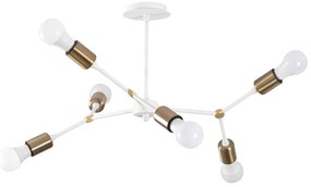 Candeeiro Chandelier Sparrow – Branco – 67 x 67 cm