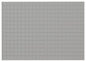 Manta pesada 11 kg 155x220 cm tecido cinza
