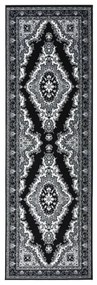 vidaXL Passadeira 60x200 cm polipropileno preto