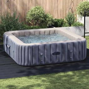 vidaXL Lona para Fundo de Piscina Preto 396 x 396 x 0,1 cm