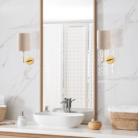 Lâmpada de Parede Modelo 7151 – Dourado – 12 x 21 x 32 cm