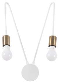 Candeeiro de Parede Kunduz – Branco – 29 x 20 cm