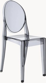 Cadeira empilhável para interior e exterior Victoria Ghost
