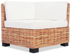Conjunto de sofás 16 pcs vime genuíno