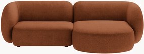 Sofá de canto modular em bouclé Kate (2 lugares)