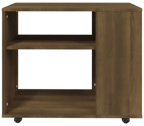 Mesa de apoio 70x35x55cm derivados de madeira carvalho castanho