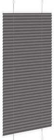 Preto Plissada Cega 65x150 cm Largura Tecido 64,4 cm Poliéster