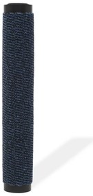 Tapete controlo de pó retangular tufado 80x120 cm azul