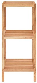 Unidade de prateleiras WC 36x36x79 cm nogueira maciça