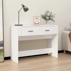 Mesa consola 100x39x75 cm derivados de madeira branco