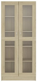 Vitrine Real de 185 cm - Carvalho - Design Moderno