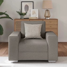 Poltrona em Taupe - 59 cm Tecido