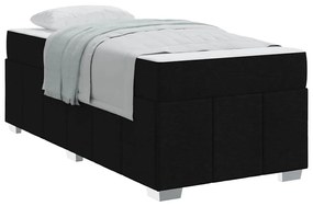 Estrutura da Cama Preto 90 x 190 cm tecido