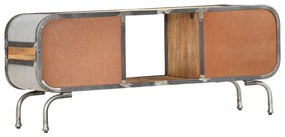 Móvel de TV 110x30x42 cm madeira de mangueira maciça