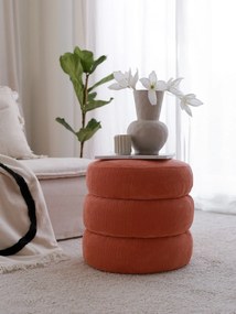 Pouffe Boum – Coral – 40 cm x 40 cm x 40 cm