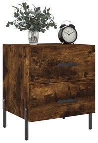 Mesa cabeceira 40x35x47,5 cm derivados madeira carvalho fumado