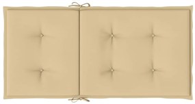 Almofadões lombares p/ cadeiras 2pcs 100x50x4cm mesclado tecido