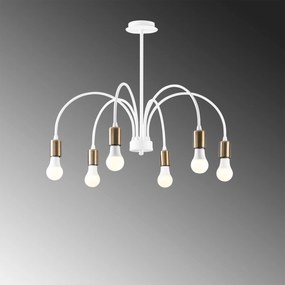 Candeeiro de Teto Sorek – Branco – 68 x 68 cm