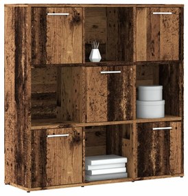Prateleiras p/ estante 90x28x90 cm deriv. madeira madeira velha