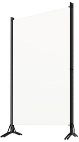 Divisória de quarto com 3 painéis 260x180 cm tecido branco