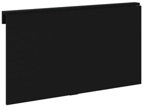 Mesa de parede dobrável 100x60x56 cm derivados de madeira preto
