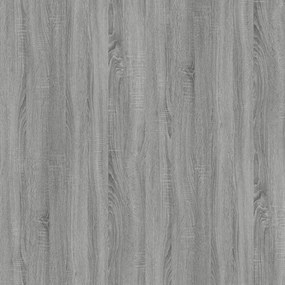 Mesa de centro 80x50x35 cm derivados de madeira cinzento sonoma