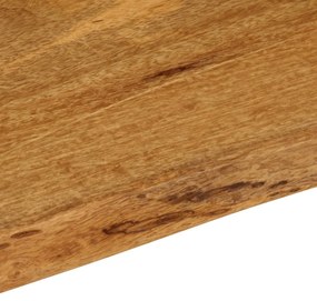 Tampo de mesa c/ borda viva 140x60x2,5 cm mangueira maciça