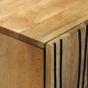 Buffet - 60 x 33,5 x 75 cm, feito de madeira de manga maciça.