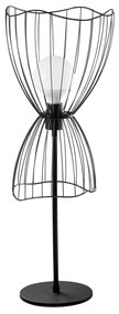 Candeeiro de Mesa Zeyno – Preto – 25 x 25 cm