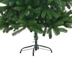 Árvore de Natal artificial agulhas realistas 150 cm verde