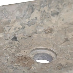 Lavatório 50x35x10 cm mármore cinzento