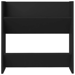 Sapateira de parede 60x18x60 cm derivados de madeira preto