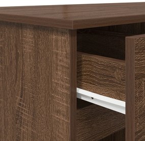 Mesa vidaXL Castanho Carvalho 140x49x76 cm em Madeira Estruturada