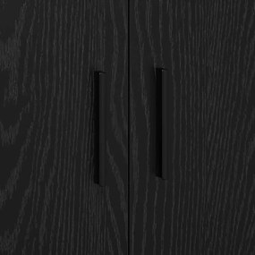 Armário de Armazenamento vidaXL Preto 108x41x40 cm em Madeira Intermed