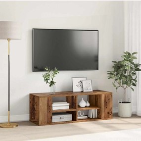vidaXL Gabinete para TV com prateleira Madeira antiga 102 x 35 x 35 cm