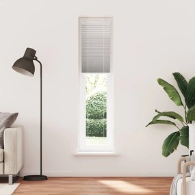 Cinzento Luz Plissada Cega 40x200 cm Largura Tecido 39,4 cm