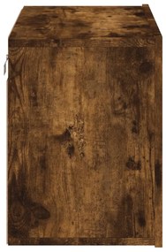 Móvel de parede para TV 60x30x41 cm carvalho fumado