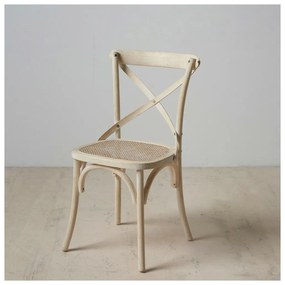 Cadeira de Sala de Jantar 45 X 42 X 87 cm Madeira Branco Rotim