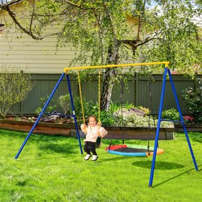 Conjunto de 2 baloiços (estrutura não incluida) infantis Elásticos Cordas Ajustáveis para Jardim