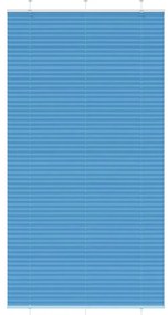 Azul Plissada Cega 110x200 cm Largura Tecido 109,4cm Poliéster