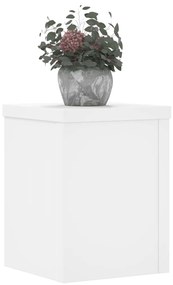 Suportes p/ plantas 2 pcs 15x15x20 cm derivados madeira branco