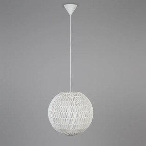 Candeeiro suspenso retro branco 40 cm - Lina Ball 40 Design,Moderno,Retro